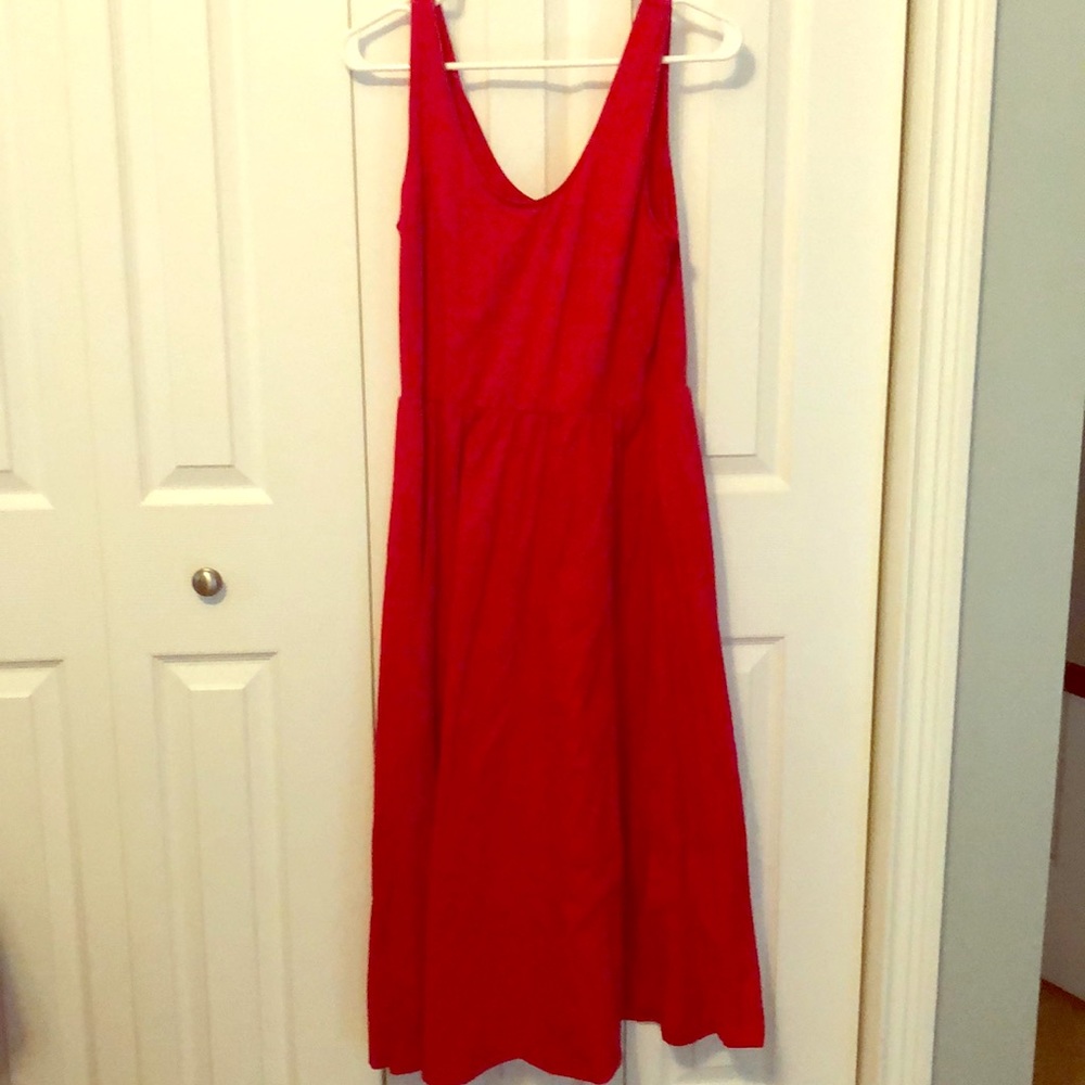 Sleeveless midi dress from target.